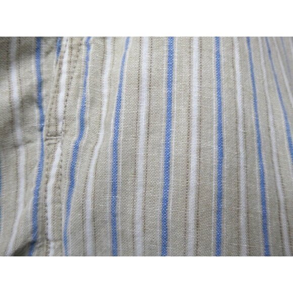 J Jill Love Linen Pull on Pants Size XL Straight Leg Drawstring Pockets Boho - Picture 2 of 12